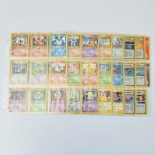 Pokémon Base Set Unlimited Complete Uncommon Common 1999 English 70 Cards NM+ picture