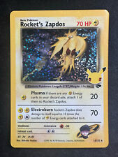 Pokemon TCG 15/132 Rocket's Zapdos Celebrations Holo NM picture