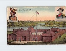 Postcard Fort Wayne in 1794 Indiana USA picture