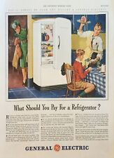 1941 General Electric Refrigerator Vintage Ad what should you pay picture