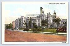 Postcard Joliet High School, Joliet Illinois IL picture