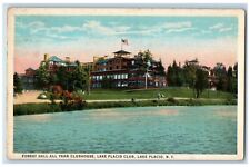 c1910's Forest Hall All Year Clubhouse Lake Placid Club New York NY Postcard picture