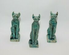 3 RARE ANCIENT EGYPTIAN ANTIQUE Bastet  Cat Bast Statue Stone Egypt History picture