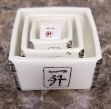 Japanese Sake Drinking Die Game Ceramic VTG picture