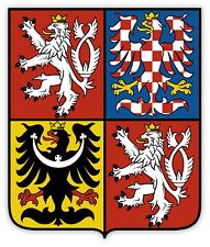 Czech Republic coat sticker decal 4