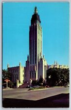 Tulsa Oklahoma~Boston Avenue Methodist Church~Modernistic Cathedral~1960s PC picture