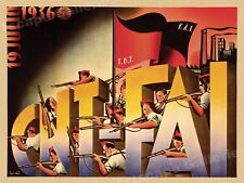 CNT FAI - 19 July 1936 Spanish Civil War Poster - 18x24 picture