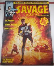 💀💥 SAVAGE ACTION #1 UK 1980 THE PUNISHER MARVEL PREVIEW 2 MOON KNIGHT HULK 15 picture
