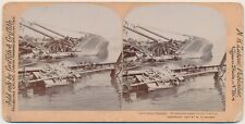 TEXAS SV - Galveston Hurricane - Wrecked Schooners - Griffith c1900 picture