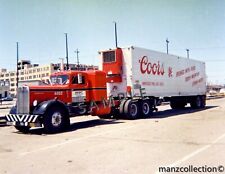 8x10 color truck photo  -  '50's KW COORS picture