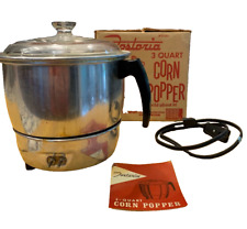 Vintage Fostoria 3 Quart Corn Popper McGraw-Edison Company In Box picture