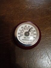 Vintage Tel-Tru Thermometer G.S. Mach Co. NY USA Suction Back Works Perfect Rare picture