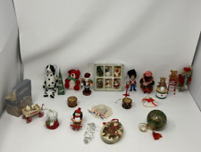 Mixed Lot of Christmas Ornaments Teddy Bears Drum Nutcracker Dog Tree Etc… picture