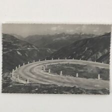 Antique Postcard Furka Pass Hotel Passhöle Switzerland Landscape B&W picture