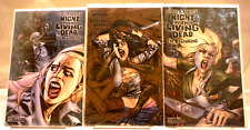 Night Of The Living Dead: The Beginning Comic Lot of Terror Covers 1+2+3 VF+/NM- picture