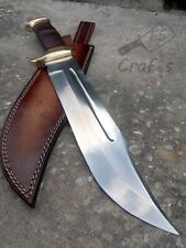 16'' Outback Bowie Knife Custom Handmade Hunting Survival Crocodile Dundee Knife picture