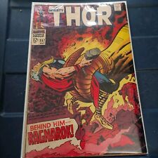 Thor #157 1st App Guntharr Mangog Jack Kirby Cover Art Stan Lee Marvel 1968 VG+ picture