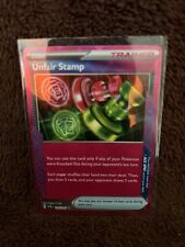 Pokemon TCG - SV06: Twilight Masquerade - Unfair Stamp - 165/167 picture