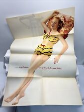 Vintage Esquire Holiday Gift Package 1946 Varga Pin Up Poster RARE NEW OLD STOCK picture