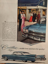 1959 Holiday Original Ad Advertisement CADILLAC Worlds Best Synonym for Quality picture