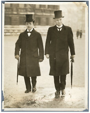 UK, Mr. Vintage Runciman and Sir John Simon Arriving at a Cabinet Meeting .  picture