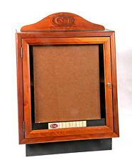 Vintage Wood CASE XX Plexiglass Front Store Counter Display with key picture