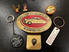 vintage keychain lot Esso, Phillips 66, Flying A, Harley Davidson, State Farm picture