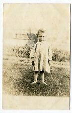 RPPC Little Boy or Girl with Coon on Shoulder Message Says This About 1910 picture