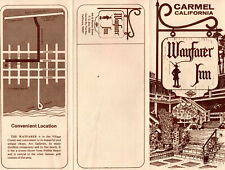 Wayfarer Inn Carmel California Vintage 1980's Illustrated Brochure/Mailer Rates picture