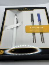 CROSS CLICK  Ballpoint Pearlescent Pearl White RARE Refills - NEW - MINT In Box picture