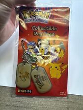 Vintage Pokémon Collectible Dog Tags (Raichu #26) New Sealed 1999 picture
