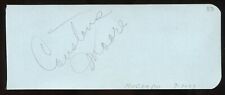Constance Moore d2005 signed 2x5 cut autograph on 7-1-47 at Mocambo Theater LA picture
