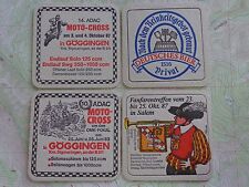 4 Old Beer Coasters ~ Gogginger Pils ~ Schussenrieder Erlebnisbrauerei ~ Germany picture