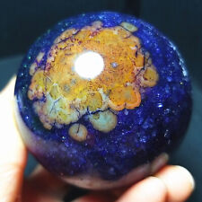 TOP 328G Beautiful purple Agate Cave crystal  Agate sphere Quartz Healing  A3359 picture