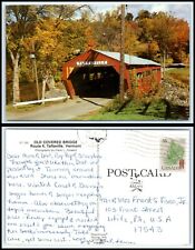 VERMONT Postcard - Taftsville, Old Covered Bridge S16 picture