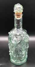Light Green Glass Decanter Bottle With Stopper Nobler Dancing People 11” Spain picture