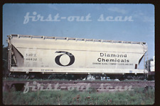 R DUPLICATE SLIDE - Diamond Chemicals SHPX 46832 Covered Hopper Car 1969 picture