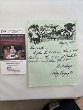 Pappy Boyington Signed Letter picture