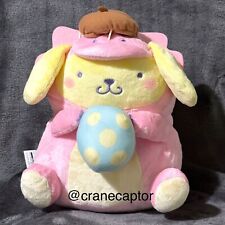 30cm Sanrio Japan Pompompurin Roaring Dinosaur Plush Doll Toy Pink Pom Pom Purin picture