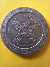 1968 One Dollar Gaming Token Lucayan Beach THE MONTE CARLO CASINO Grand Bahama picture