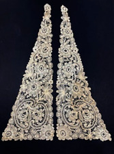 Vintage handmade bobbin lace decorative collar embellishment. Lovely See photos picture