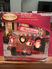 READ DESCRIPTION  Gemmy Christmas Airblown Inflatable 2010 Santa In Camper picture
