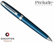 Sheaffer Prelude Ballpoint Pen, Blue Lacquer & Chrome, New, #9135-2 picture