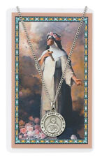 St. Rose of Lima Medal Necklace with a Laminated Prayer Card picture