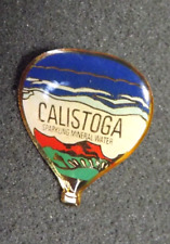 Calistoga Sparkling Mineral Water Hot Air Balloon Lapel Pin picture