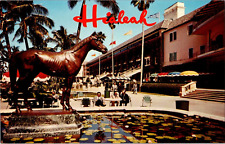 Postcard Bronze Statue Citation Hialeah Park Hialeah Florida Chrome Unposted picture
