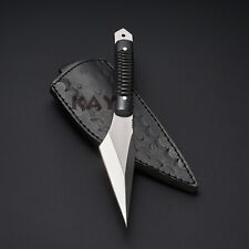 9.4” Best Custom Made D2 Tool Steel Fixed Blade Hunting Skinner Kiridashi Knife picture