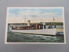 Vintage Postcard Mail Boat Columbia, Wolfeboro Lake Winnepesaukee, New Hampshire picture
