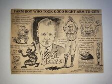 Si Johnson Reds 1934 Cartoon Sketch By Al Demaree picture