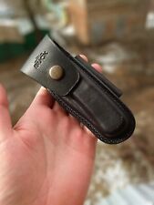 Horizontal scabard leather sheath for buck 110 Folding Hunter  picture